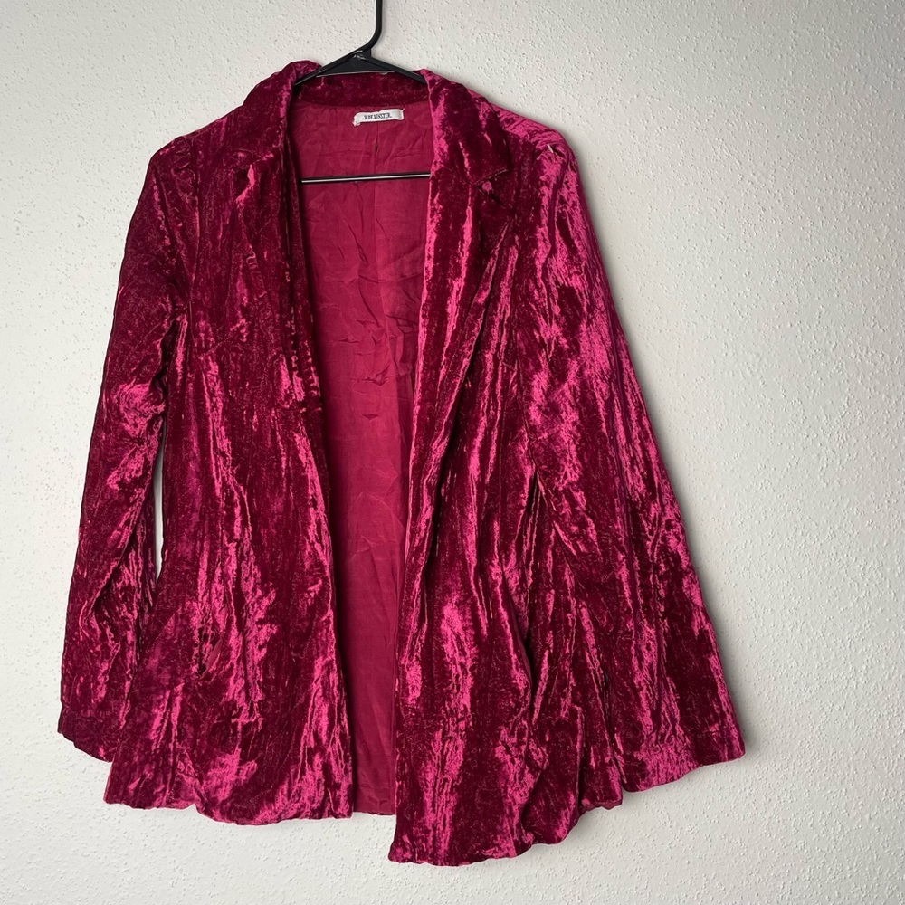 V.‎ de. Vinster. Velvet Silk Cardigan Jacket